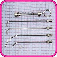 Шприц для внутригортанных вливаний и промывания миндалин Ш-14М-5 модернизированный, 5 мл