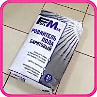Ровнитель для пола баритовый рентгенозащитный FullMIX, 25 кг